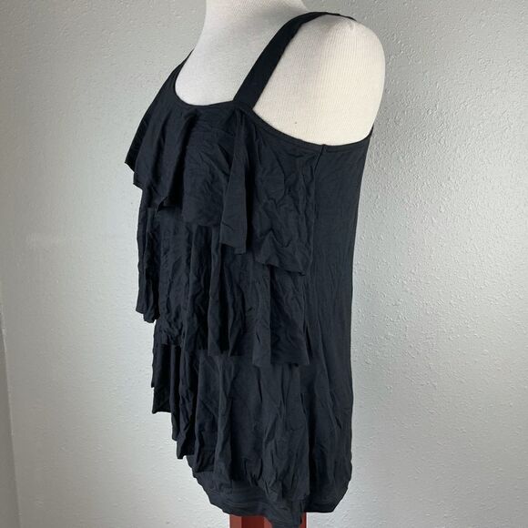 NWT August Silk Black Tank Top Size M - Picture 3 of 8
